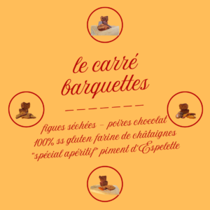 Carré barquettes